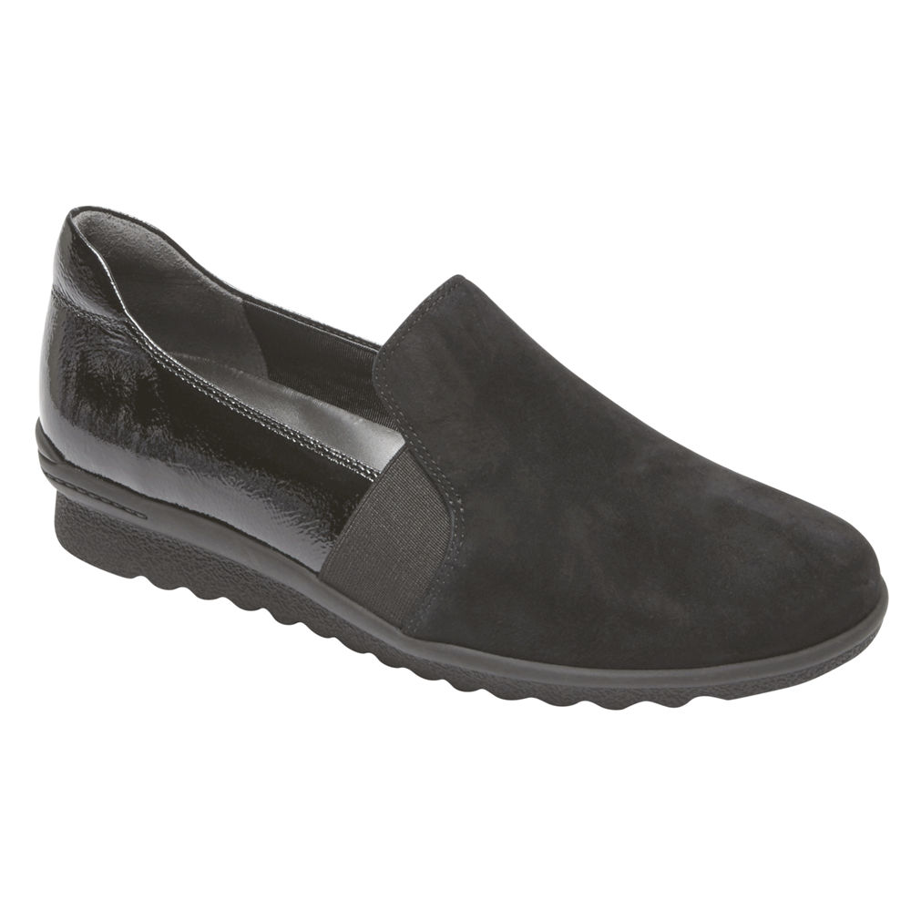 Rockport Singapore Womens Slip-On - truFLEX Chenole Black - GU8956437